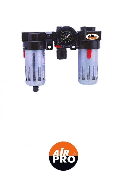 Фильтр-регулятор-лубрикатор с полуавтоматическим сливом Airpro CC-400-A 1/2